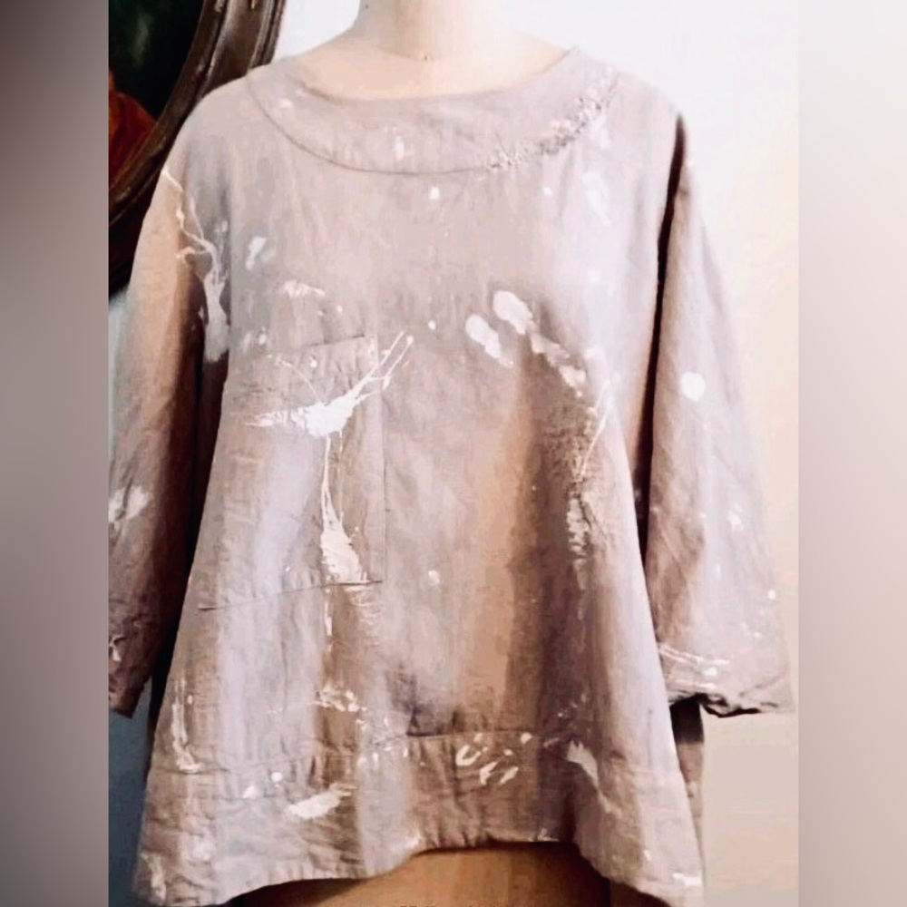 Magnolia Pearl split Salvador painters smock